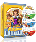 Adventus Piano Suite Learn to Play Piano Software for Children Volumes 1-3